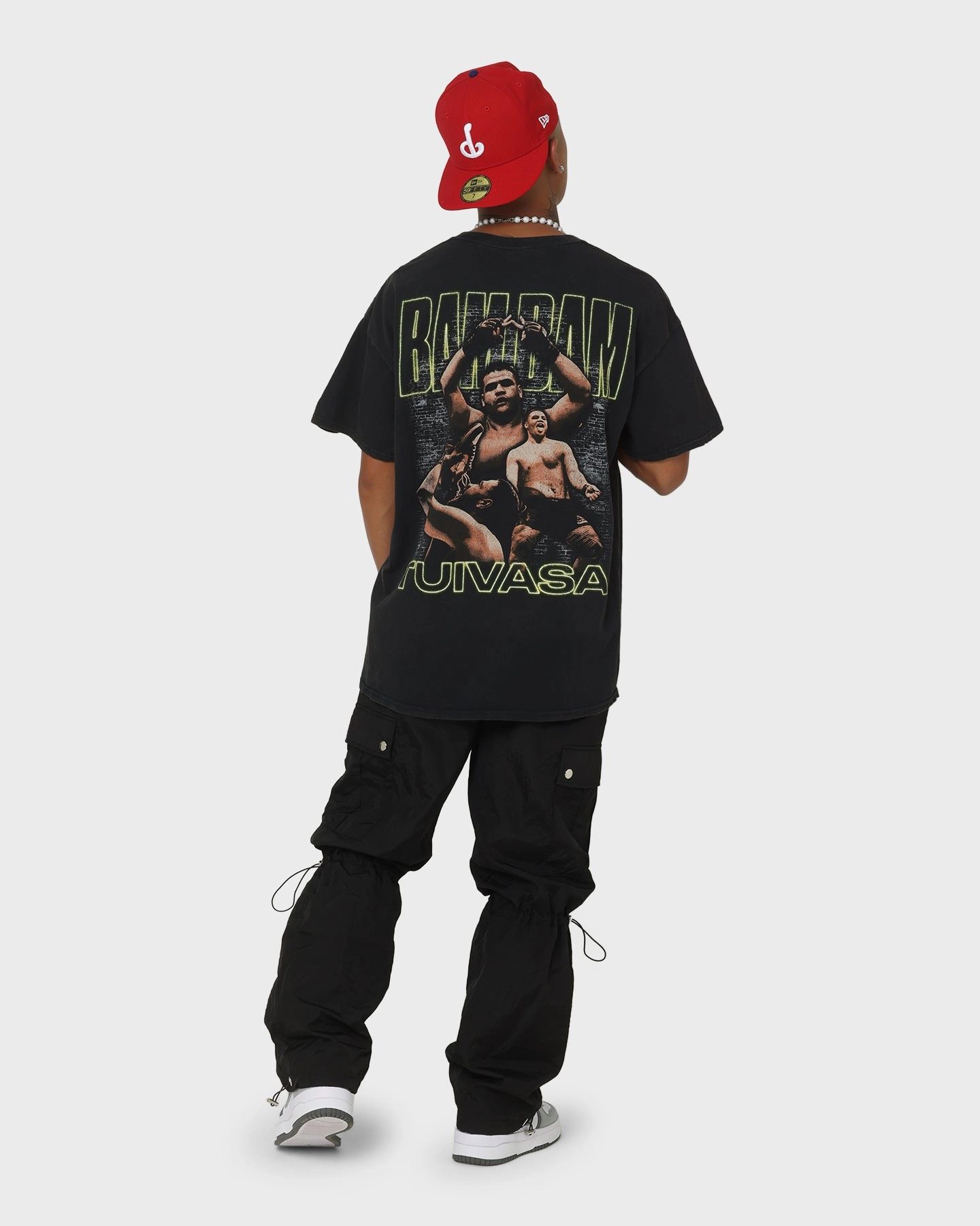 Goat Crew X Bam Bam Vintage T-Shirt Black Wash Yoga flexibility