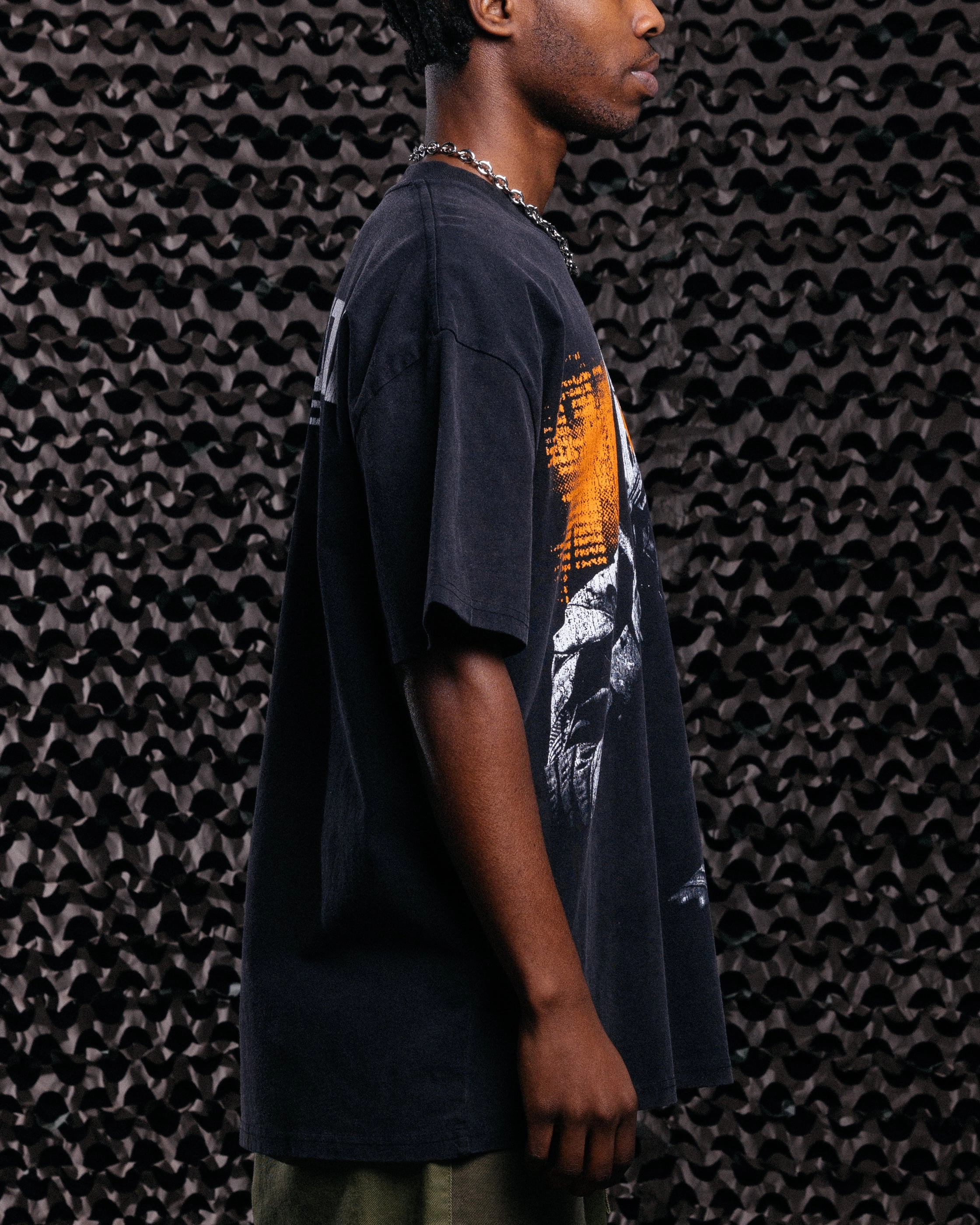 Recycled Polyester Oversized Fit Goat Crew X Call Of Duty Black Ops 2 Heavy T-Shirt Vintage Black