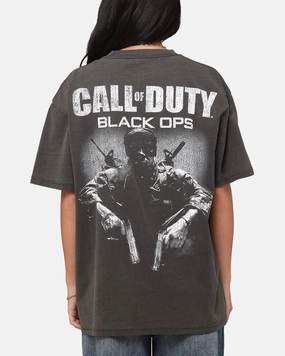 Goat Crew X Call Of Duty Black Ops Heavy T-Shirt Black Wash Perfect Layering