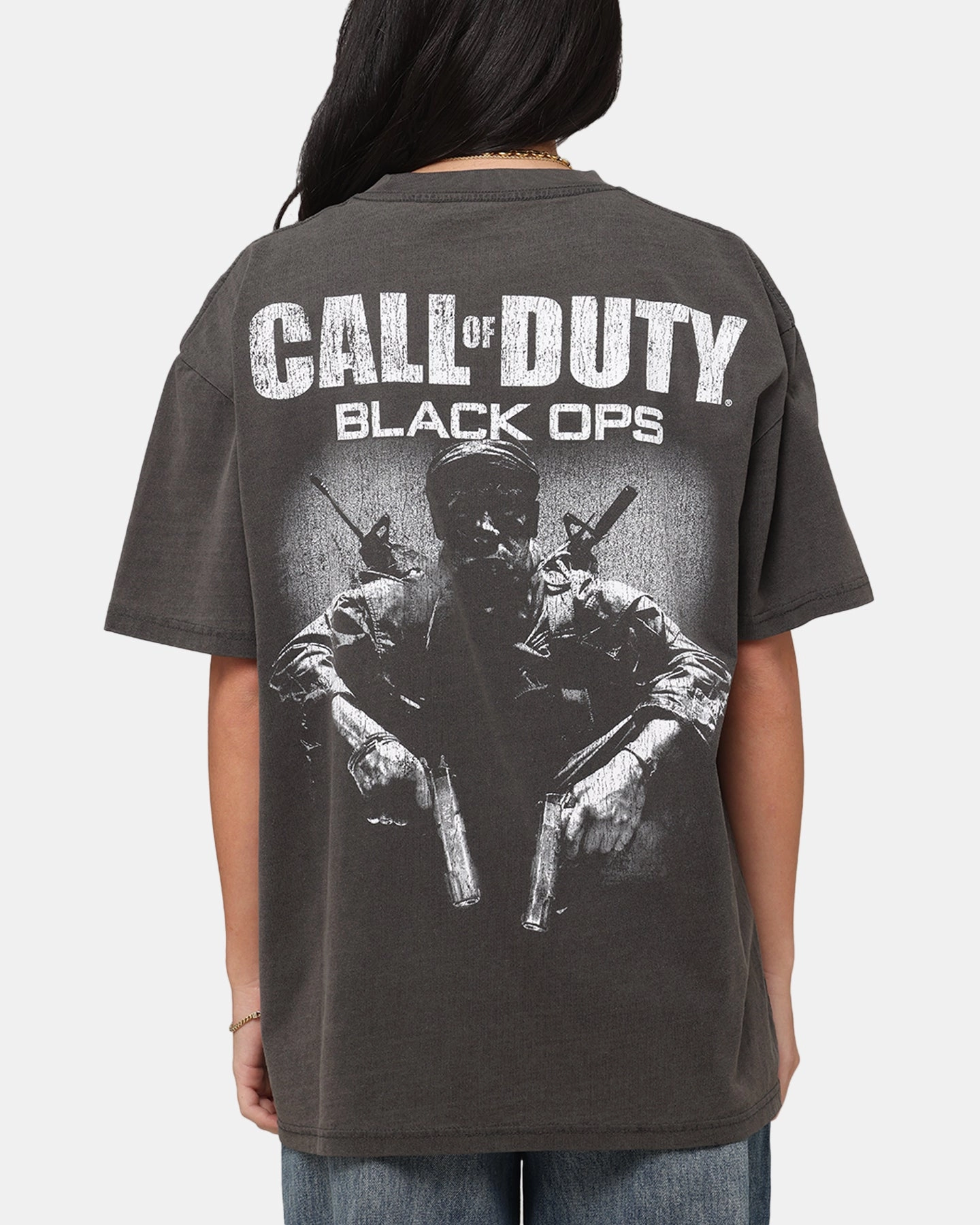 Goat Crew X Call Of Duty Black Ops Heavy T-Shirt Black Wash Perfect Layering