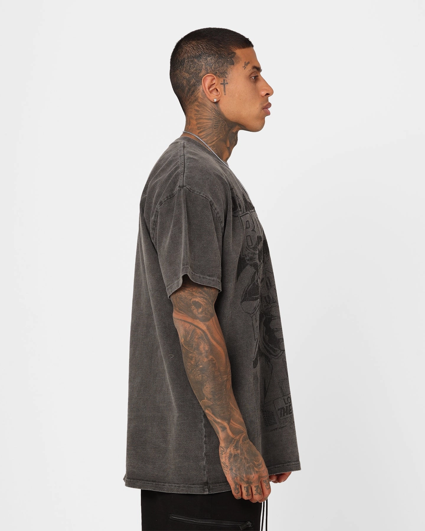 Easy Comfort Goat Crew X DC Batman Issue #251 Heavyweight Vintage T-Shirt Black Wash