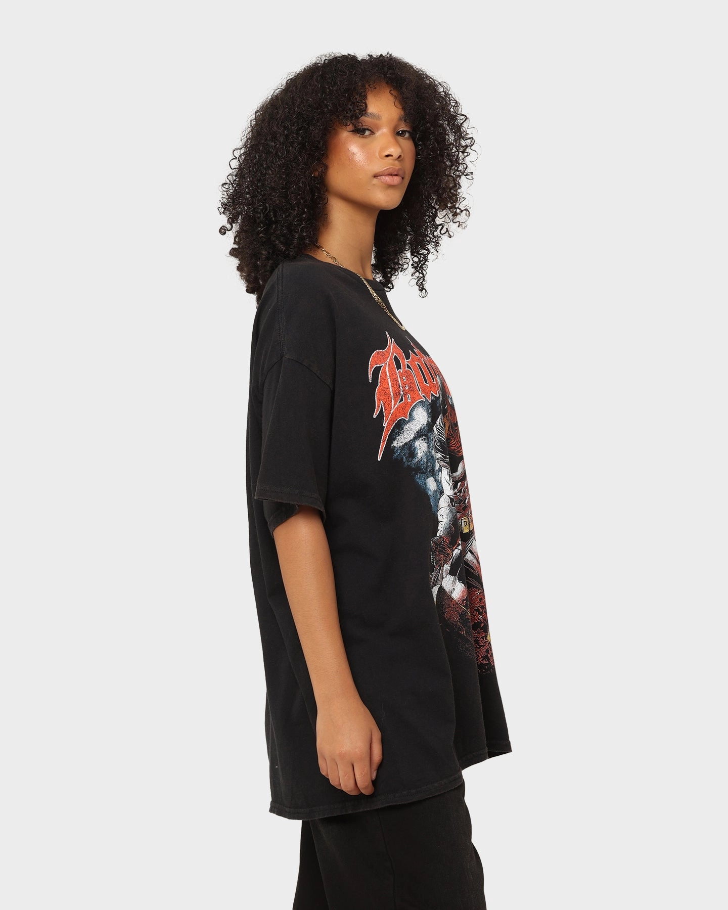 Goat Crew X DC Batman Metal Vintage T-Shirt Black Wash Complementary Colors
