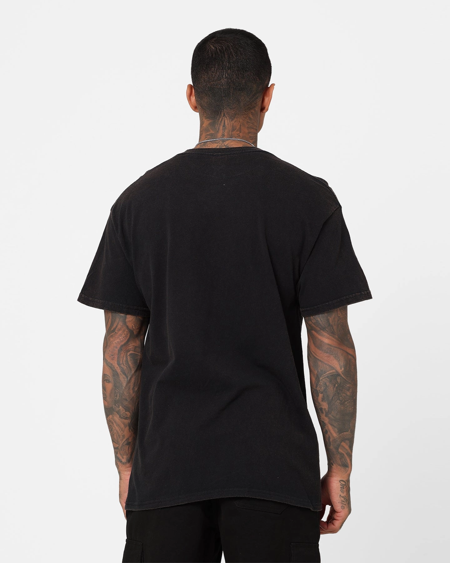 Goat Crew X DC Superman Versus Vintage T-Shirt Black Wash Trendy Layering