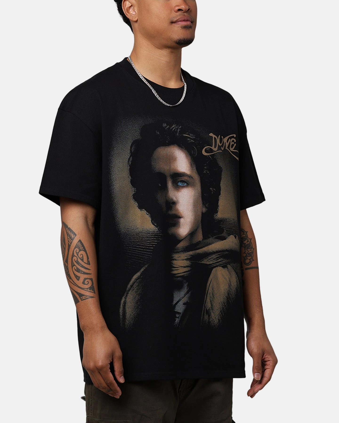 Goat Crew X Dune Paul Atreides Heavyweight T-Shirt Black Wash RelaxedFit Classic Outfit