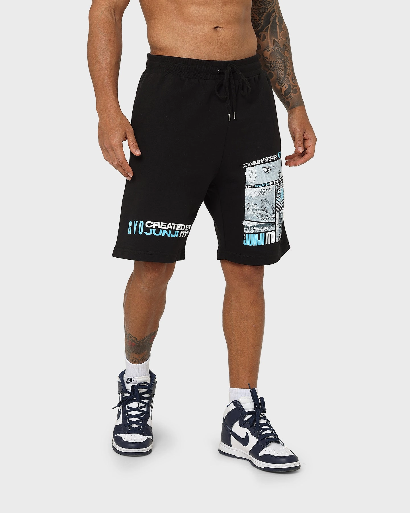 Comfortable Piece Goat Crew X Gyo Gyo Shorts Black
