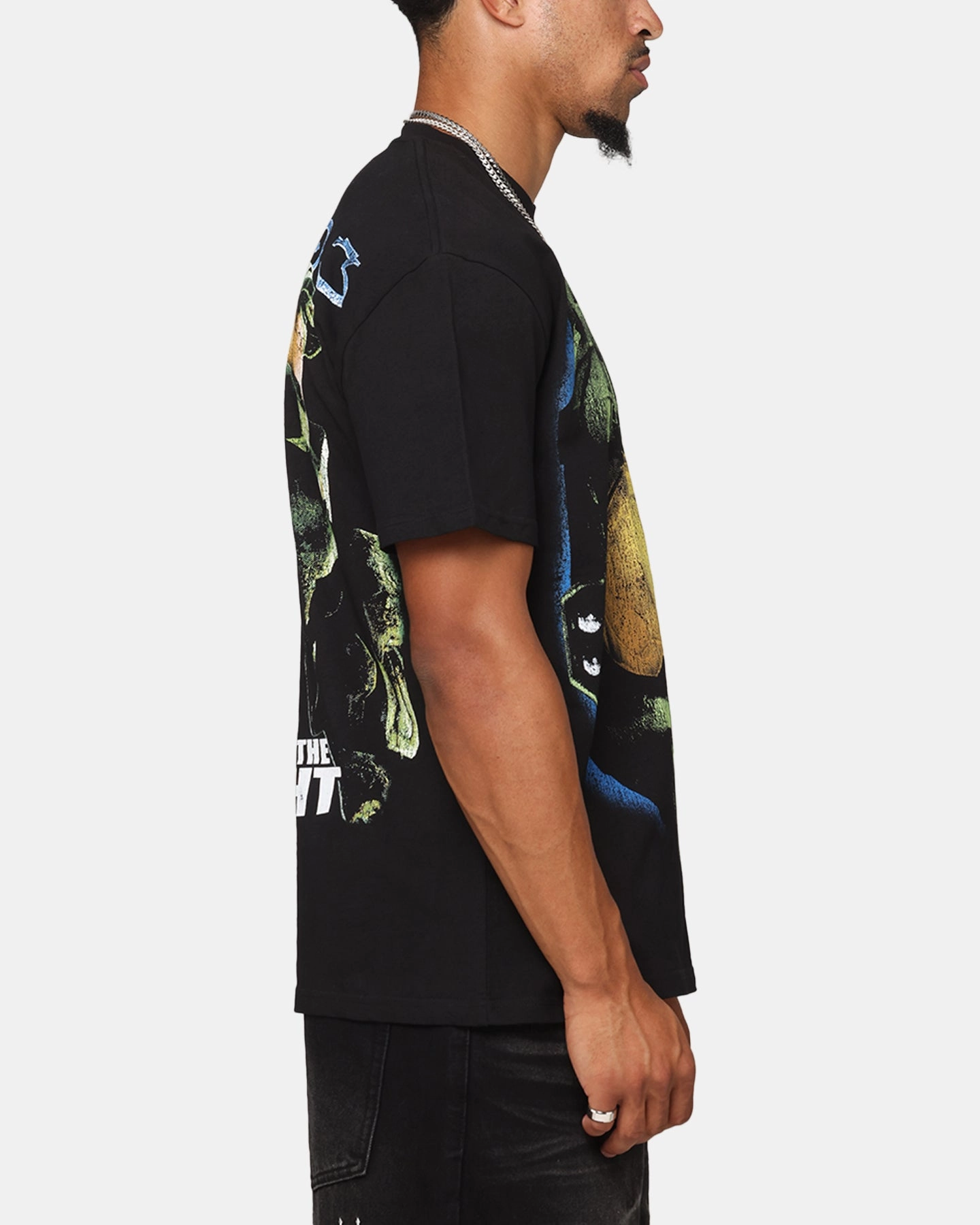 Anti-bacterial Goat Crew X Halo Big Head Heavyweight T-Shirt Black