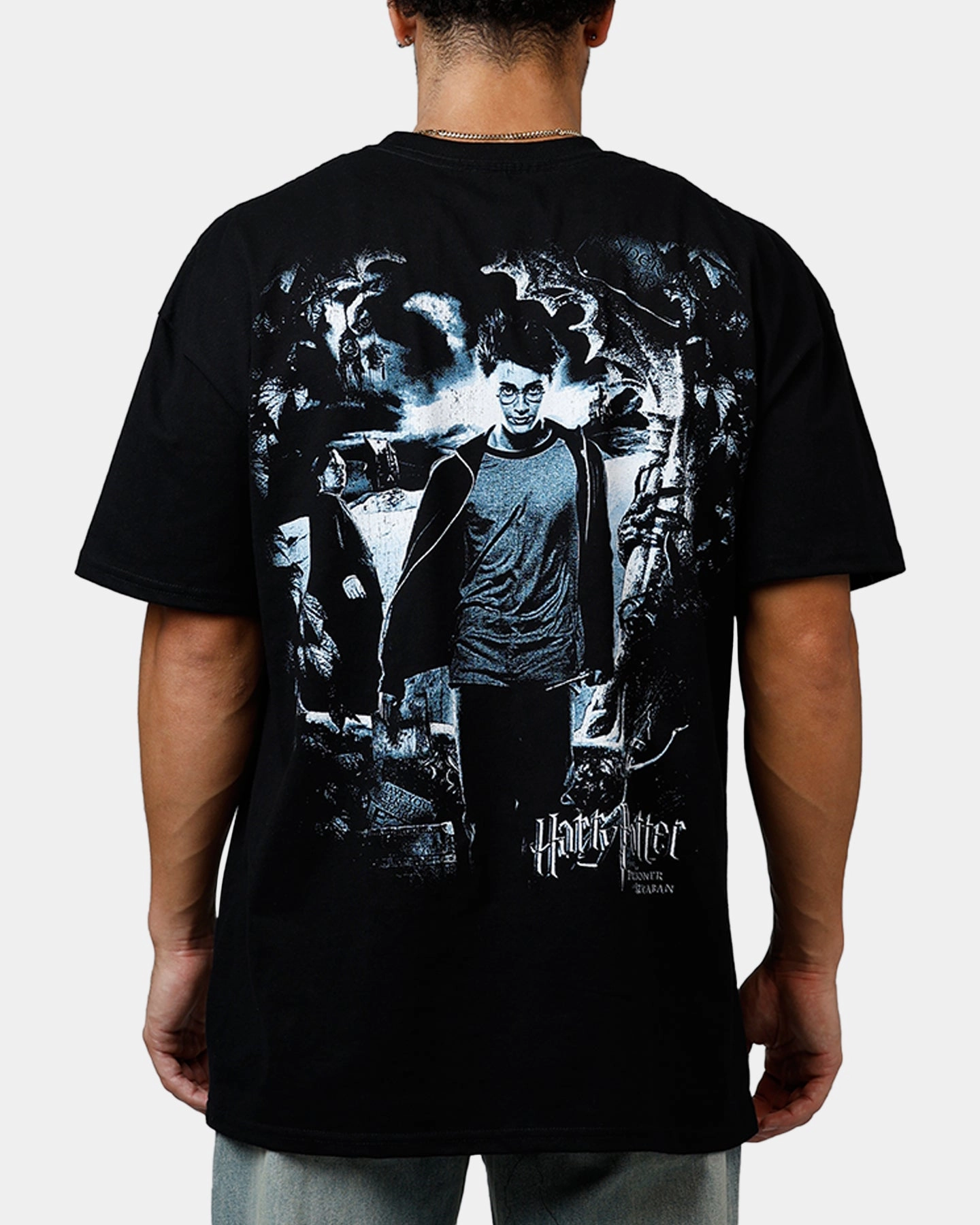 Classic Crew Neck Goat Crew X Harry Potter Heavyweight T-Shirt Black