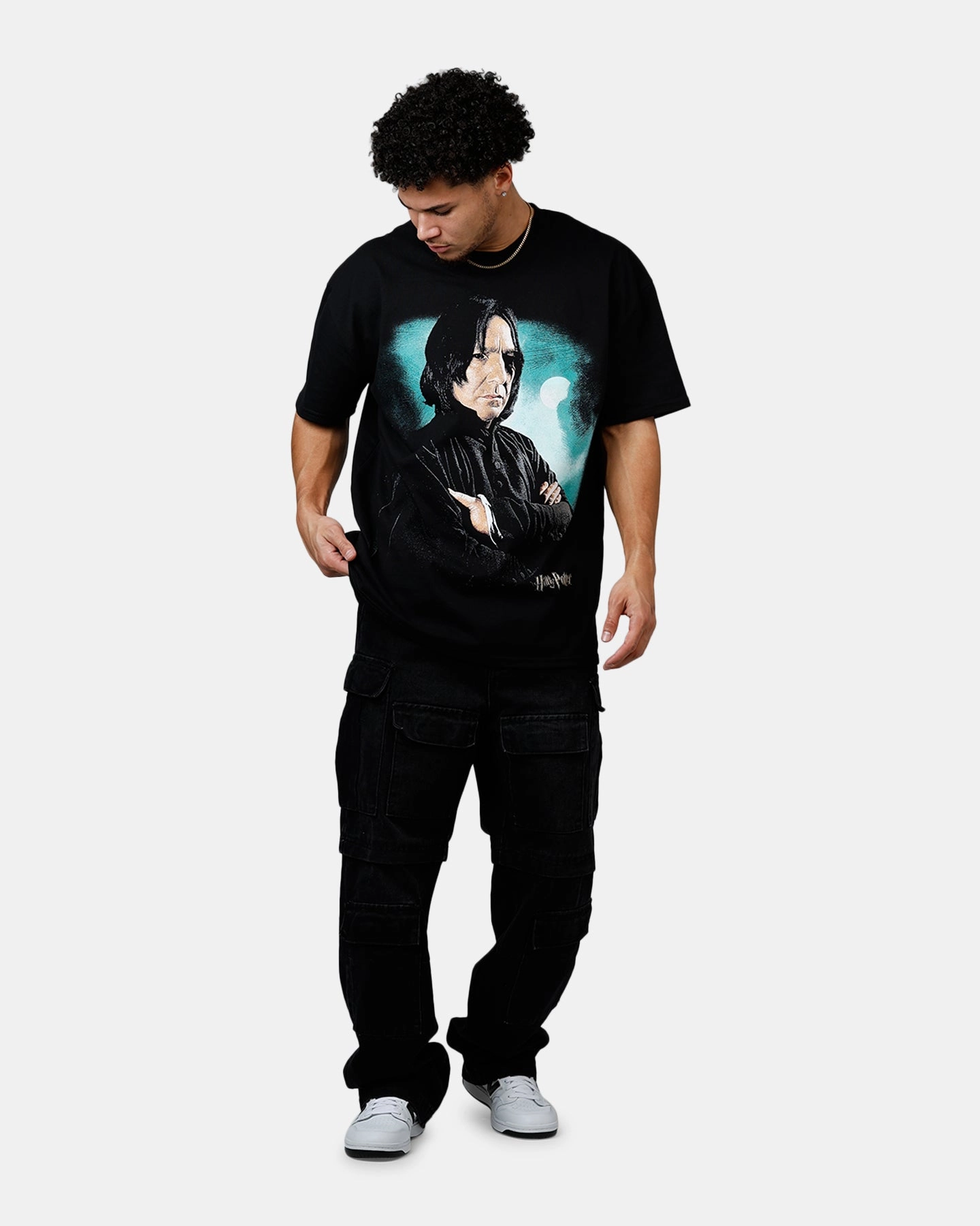 Goat Crew X Harry Potter Snape Poster Heavyweight T-Shirt Black Chic Comfort Wear