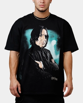 Chill Comfort MoistureWickingFabric Goat Crew X Harry Potter Snape Poster Heavyweight T-Shirt Black