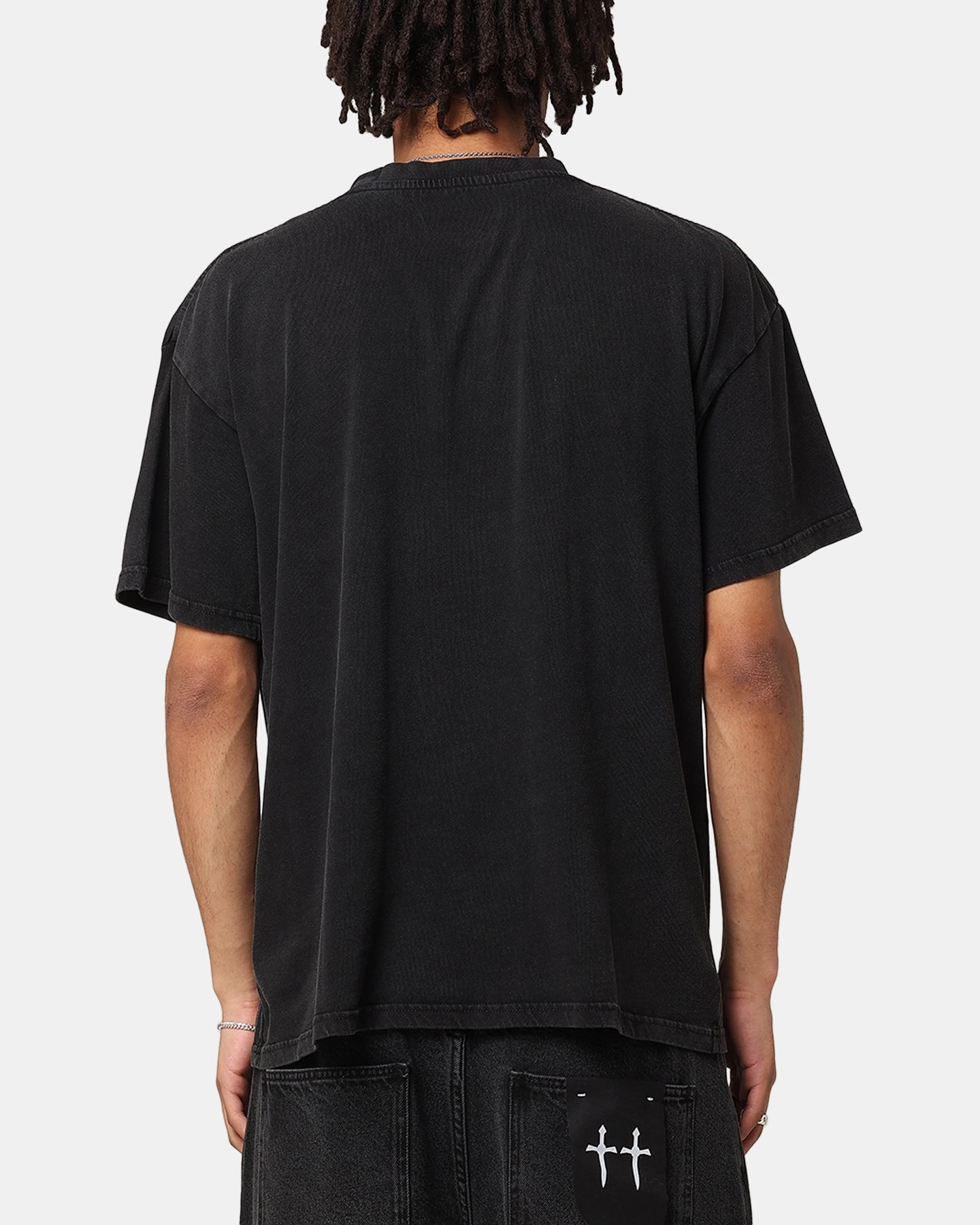 Goat Crew X House Of The Dragon Alicent Vintage T-Shirt Black Acidwash Street Outfit Trendy Basics