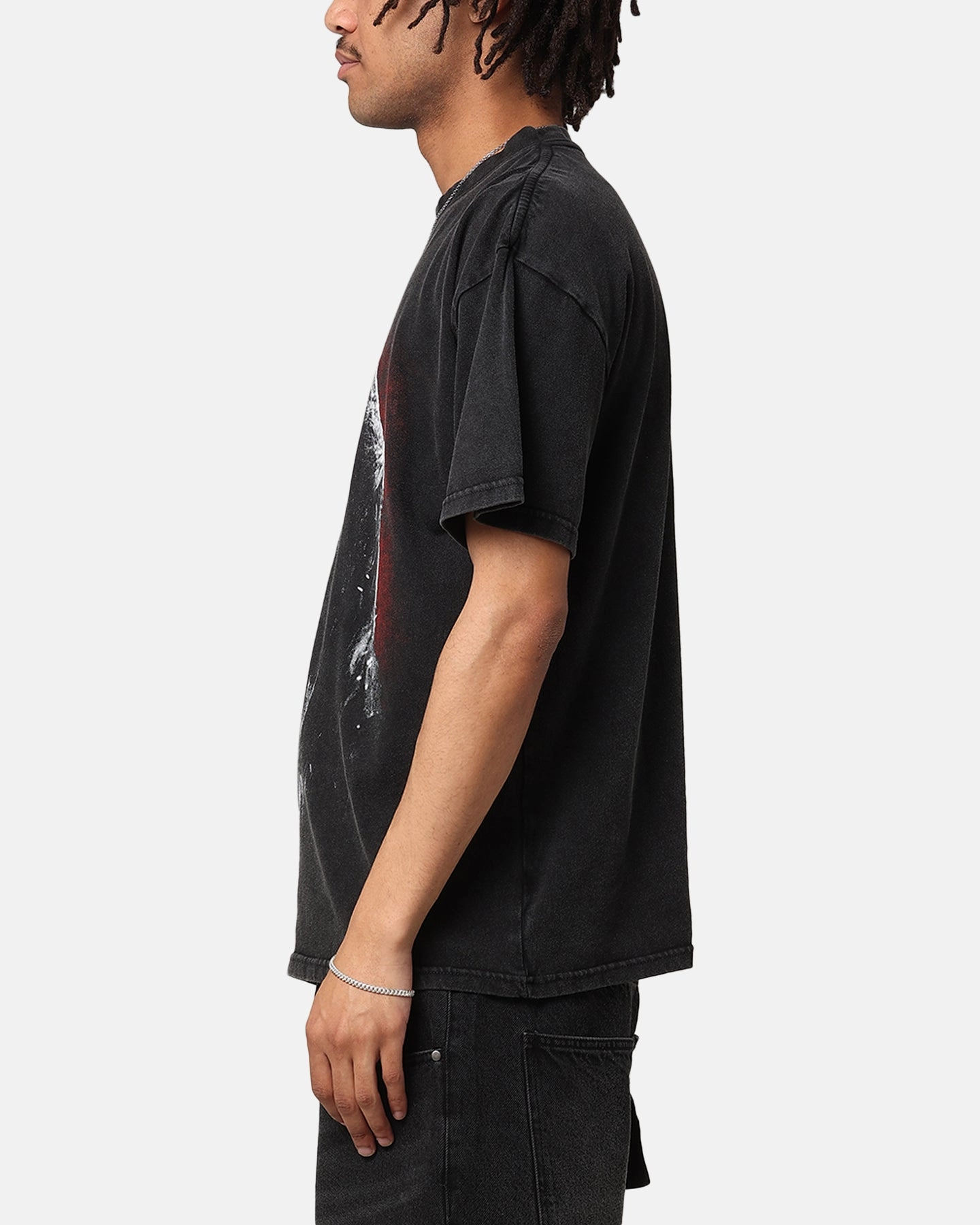 Goat Crew X House Of The Dragon Rhaenyra Vintage T-Shirt Black Acidwash Beach relaxation Daily Comfort Style