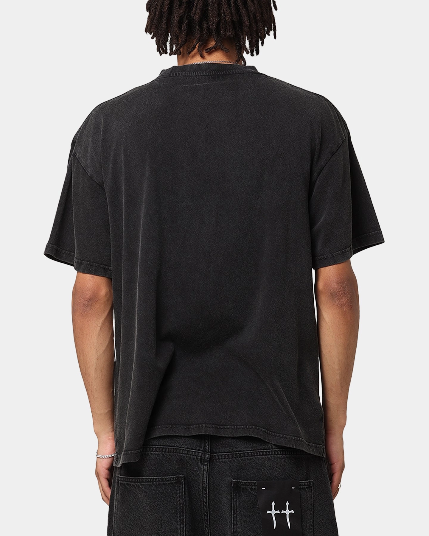 Goat Crew X House Of The Dragons Blood Vintage T-Shirt Black Acidwash Casual Comfort Wear