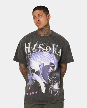 Goat Crew X Hunter X Hunter Hisoka Heavyweight Vintage T-Shirt Black Wash loose fitting Soft and durable
