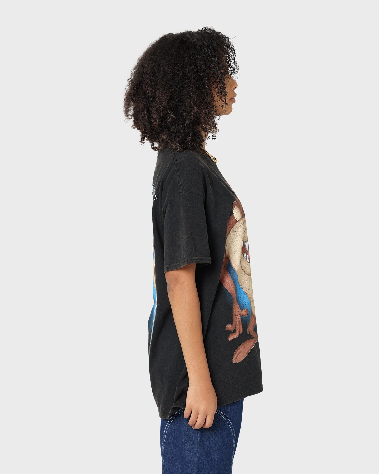 All-day style Goat Crew X Looney Tunes Tazzy Vintage T-Shirt Black Wash