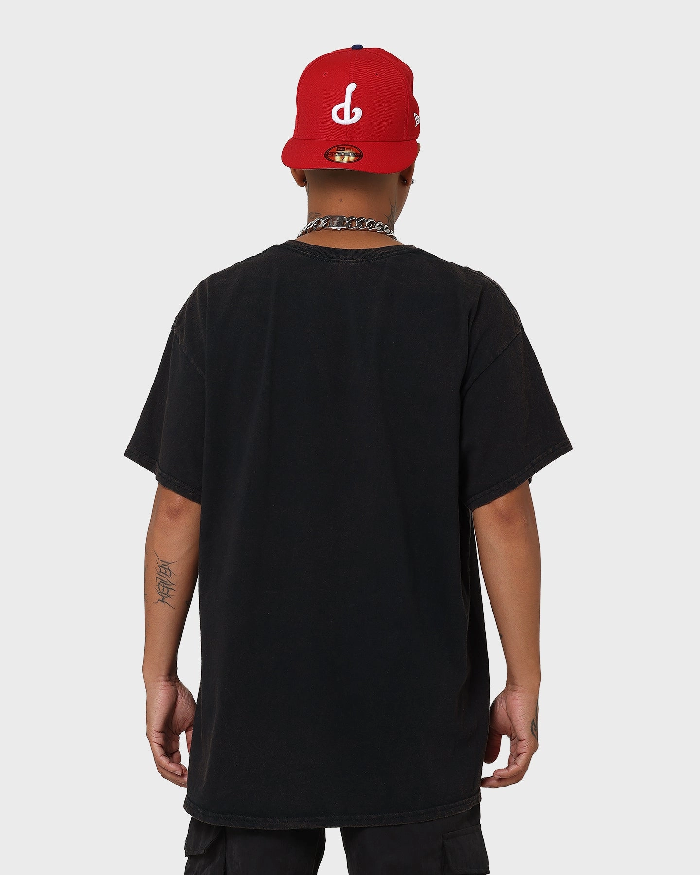 High-End Quality Light Style Trend Goat Crew X Muhammad Ali Greatest Vintage T-Shirt Black Wash