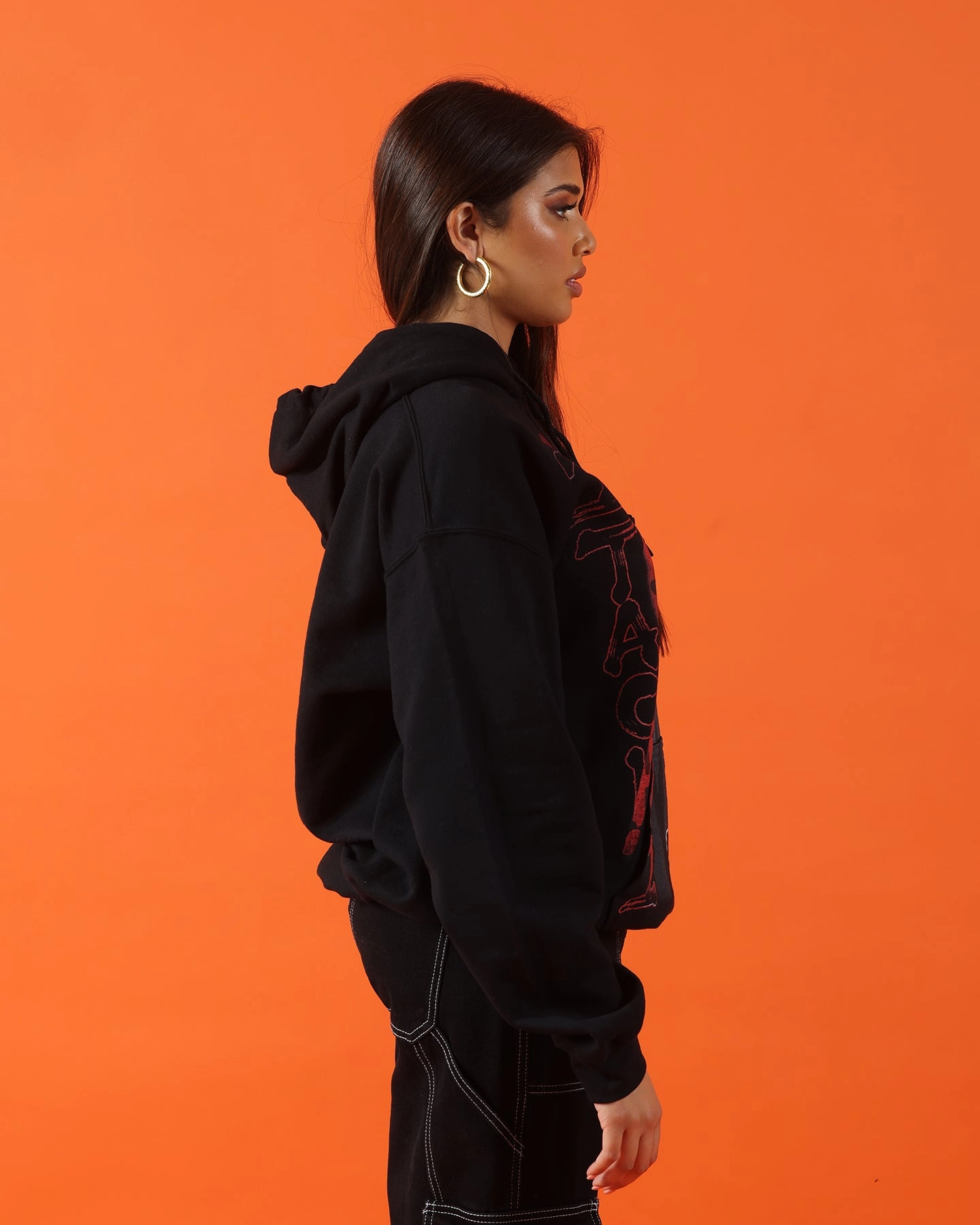 Advice Goat Crew X Naruto Itachi Hoodie Black