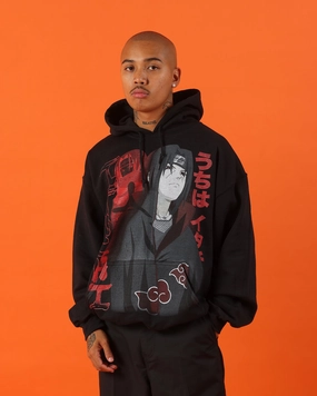 Disseminate Strategy Goat Crew X Naruto Itachi Hoodie Black