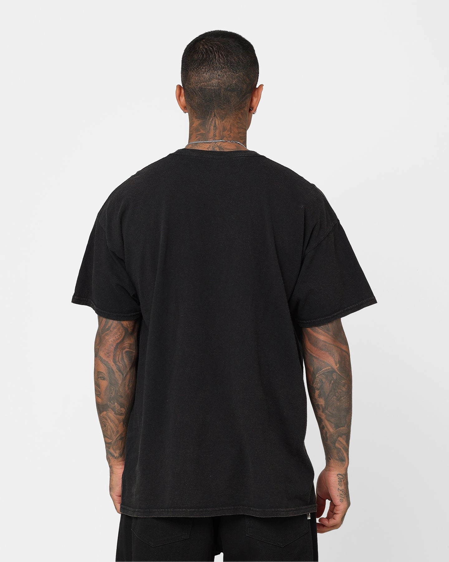 Relax Style Trend Goat Crew X Naruto Kakashi Vintage T-Shirt Black Wash