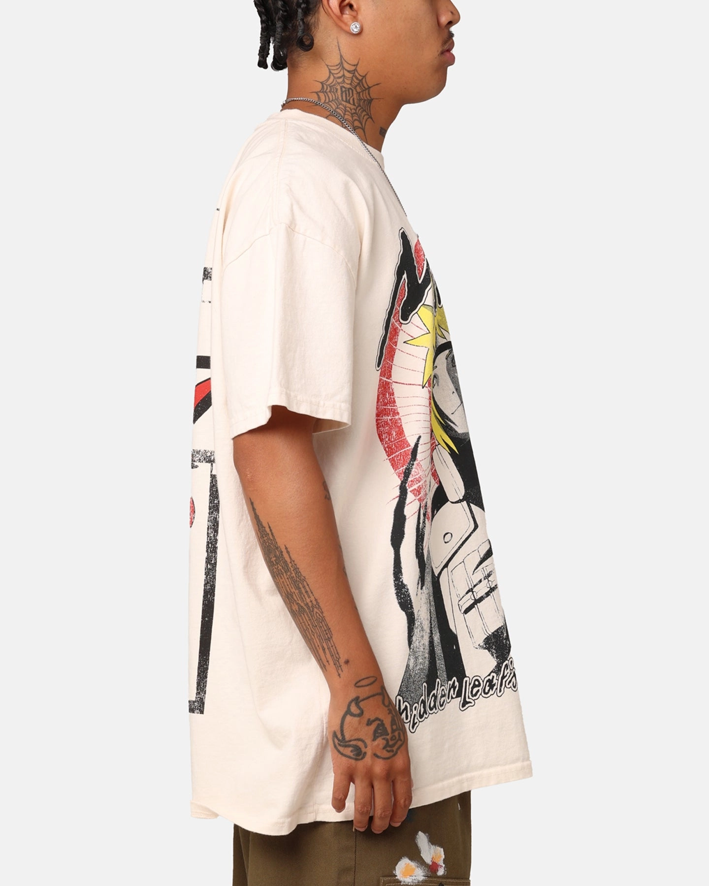 Goat Crew X Naruto Minato Namikaze Heavyweight T-Shirt Off White AllSeasonWear quick dry