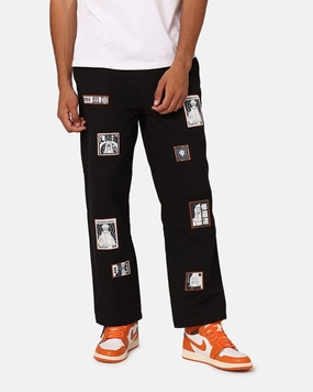 Travel Essential Goat Crew X Naruto Pain Work Pants Black