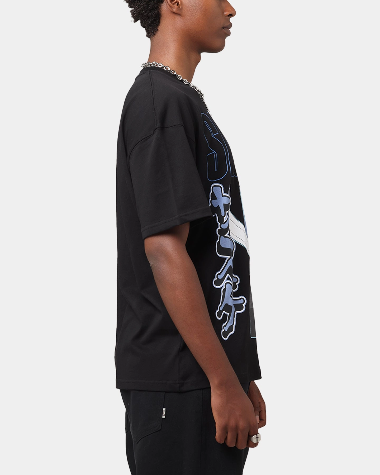 Goat Crew X Naruto Sasuke T-Shirt Black Weekend Comfort Style Casual Must-Have