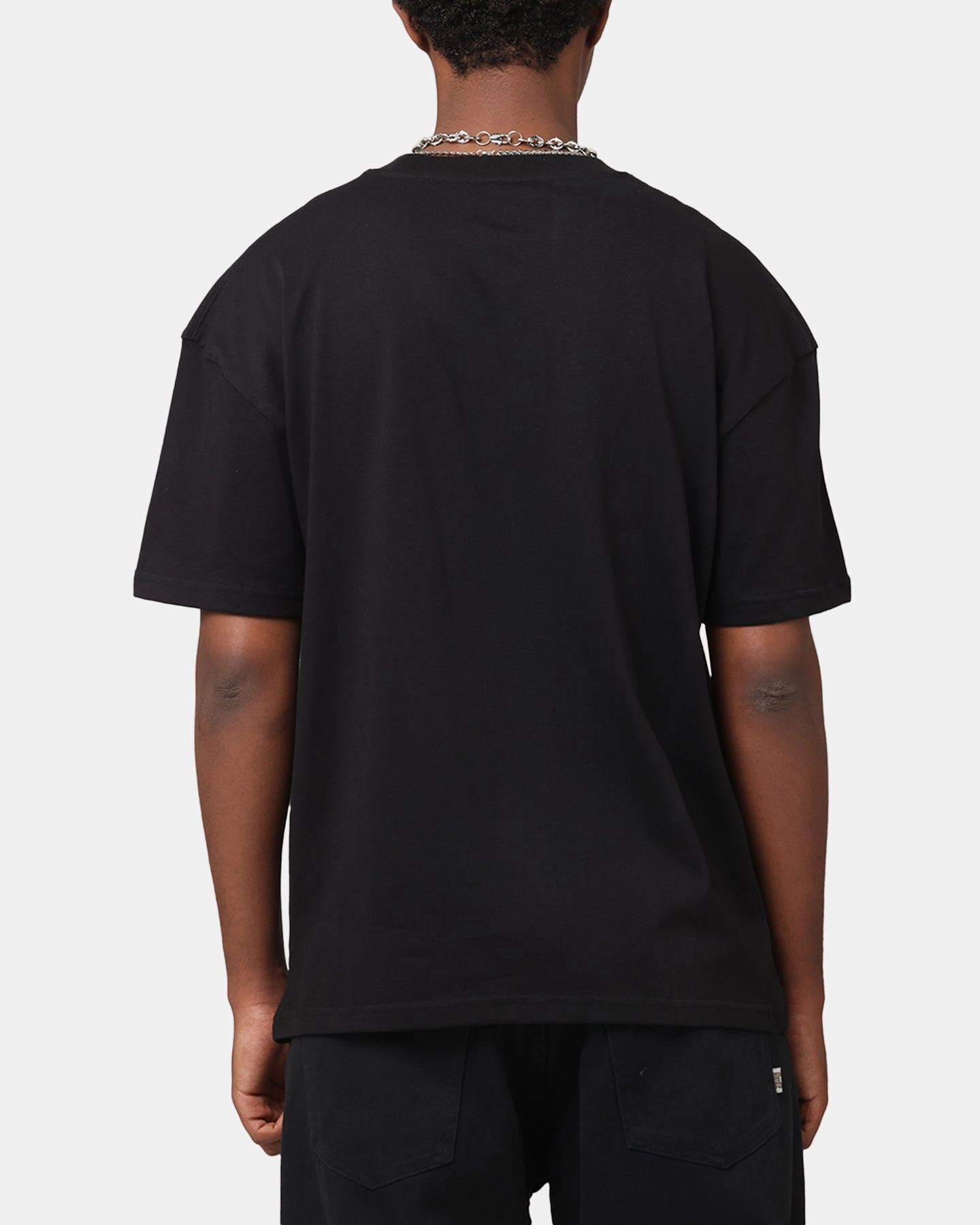City Smart OekoTexCertified Goat Crew X Naruto Sasuke T-Shirt Black