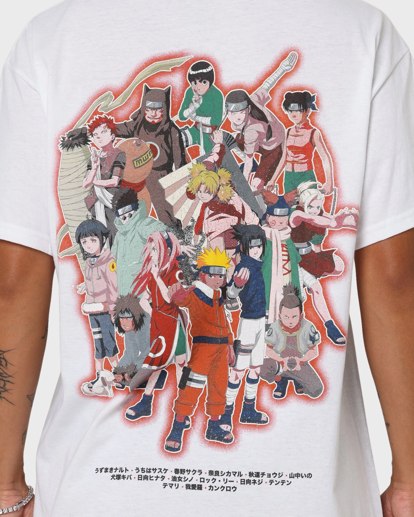 Practical Design Goat Crew X Naruto Shinobi T-Shirt White