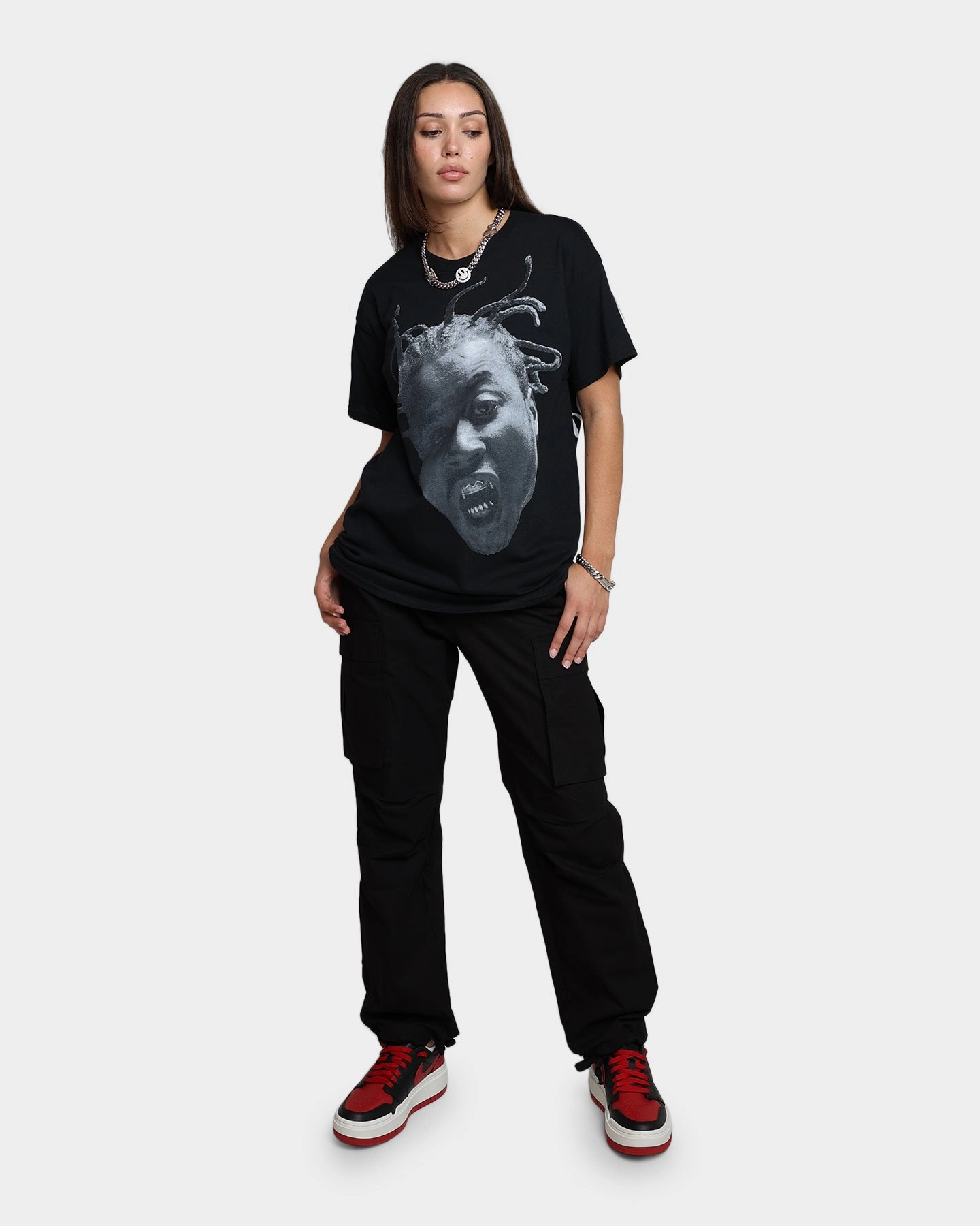 Classic Fit Goat Crew X Ol' Dirty Bastard Big Face T-Shirt Black