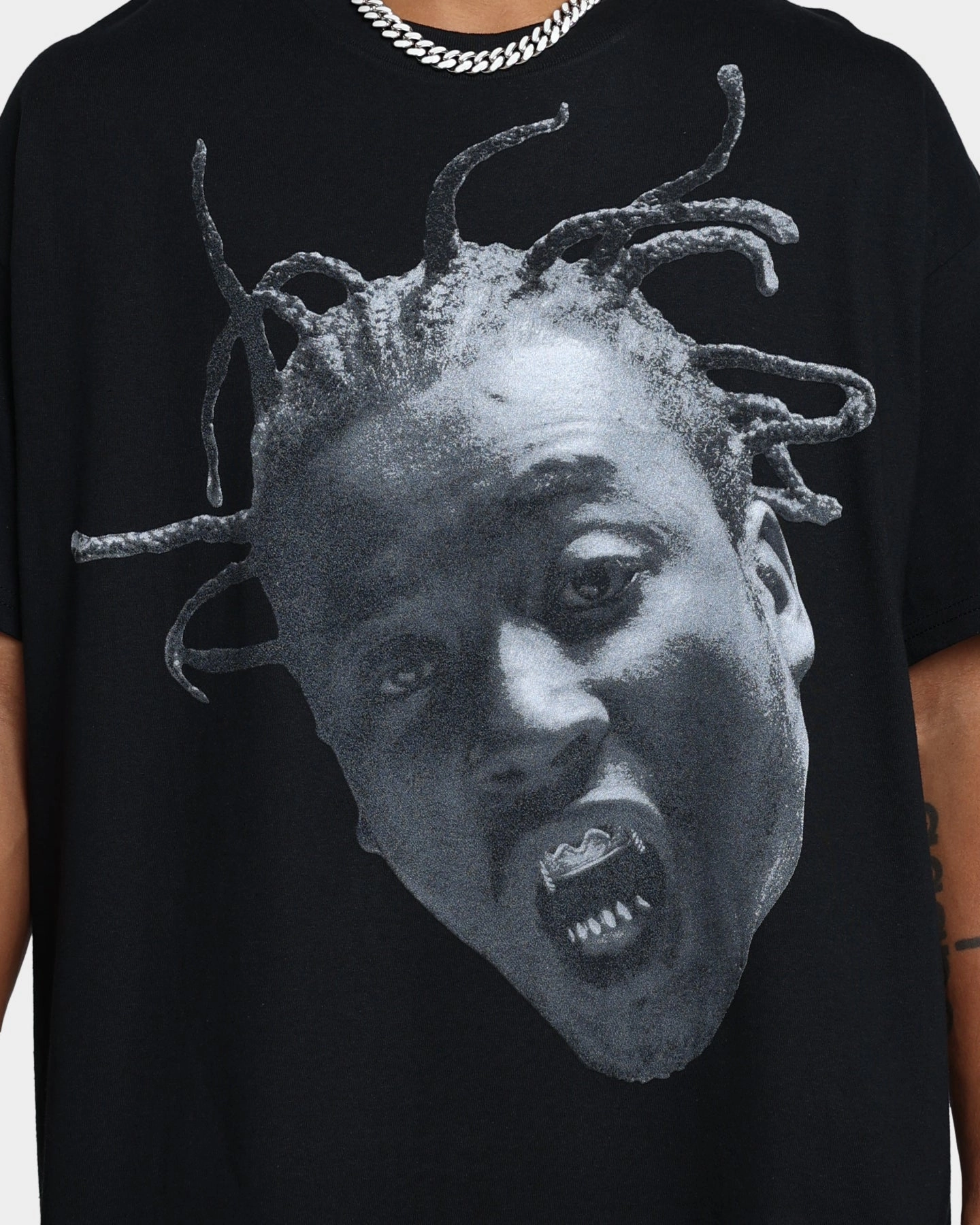 Work efficiency UV Protective Coating Goat Crew X Ol' Dirty Bastard Big Face T-Shirt Black