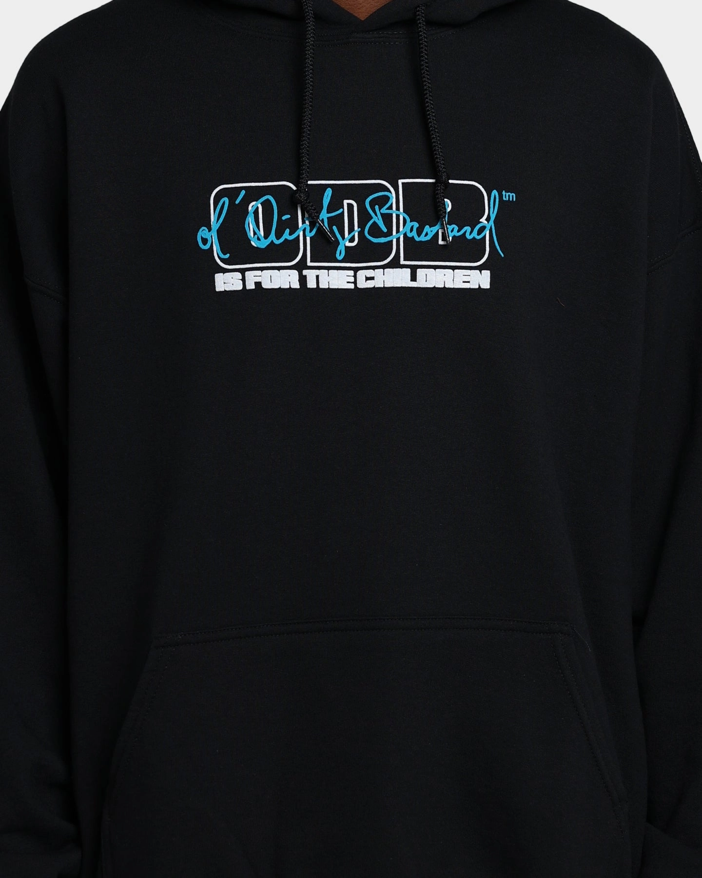 Goat Crew X Ol' Dirty Bastard Children Hoodie Black Quick Dry Tech Faux Fur