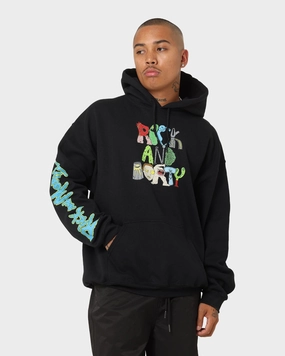 Seasonal Wear Goat Crew X Rick And Morty Beast Hoodie Black