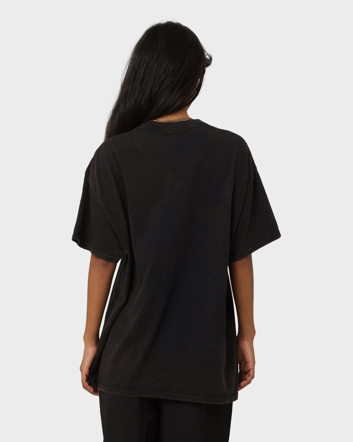 Goat Crew X Rick And Morty Roy Vintage T-Shirt Washed Black crew neck