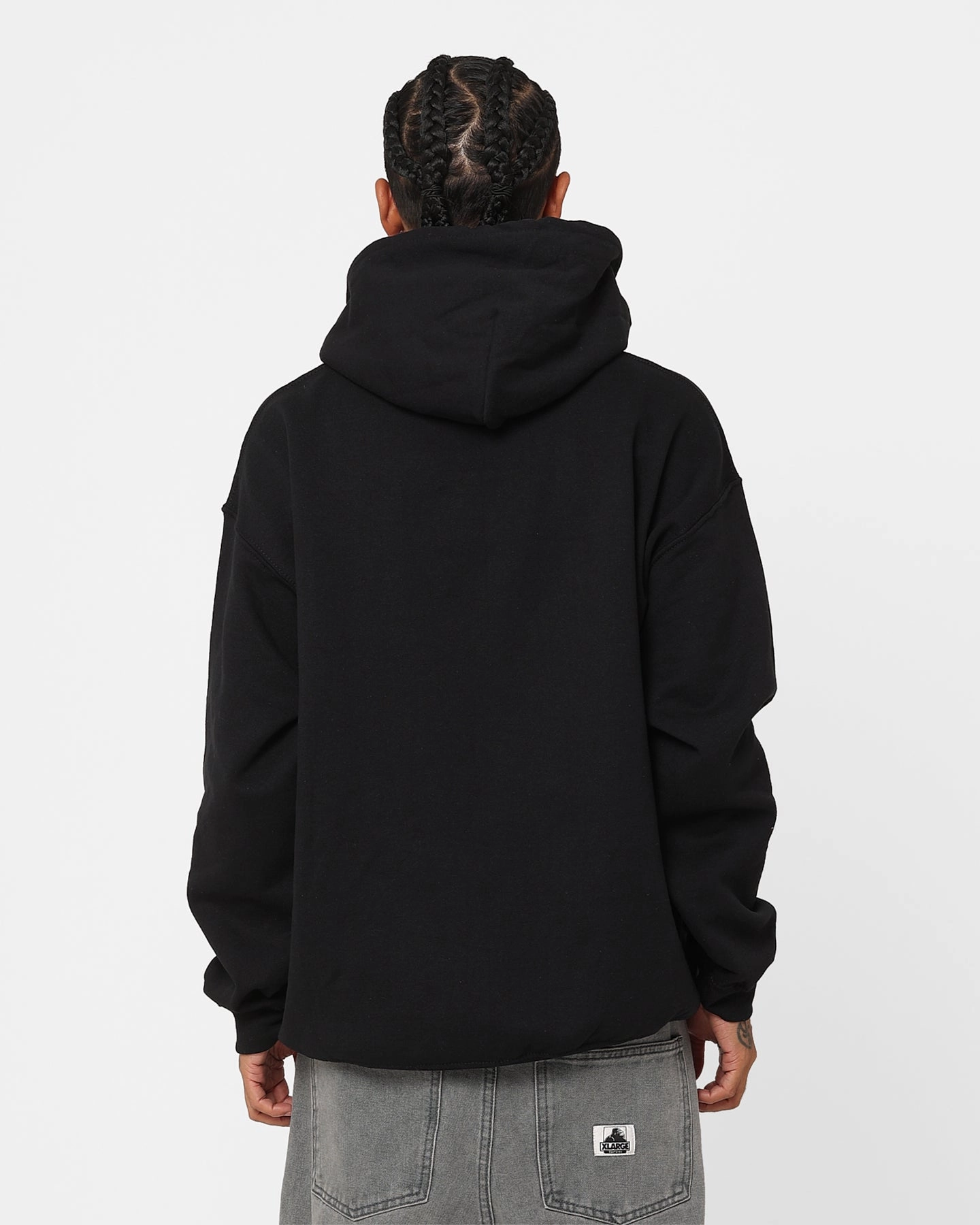 High-quality anti static Goat Crew X Rob The Reaper Hoodie Black Wash
