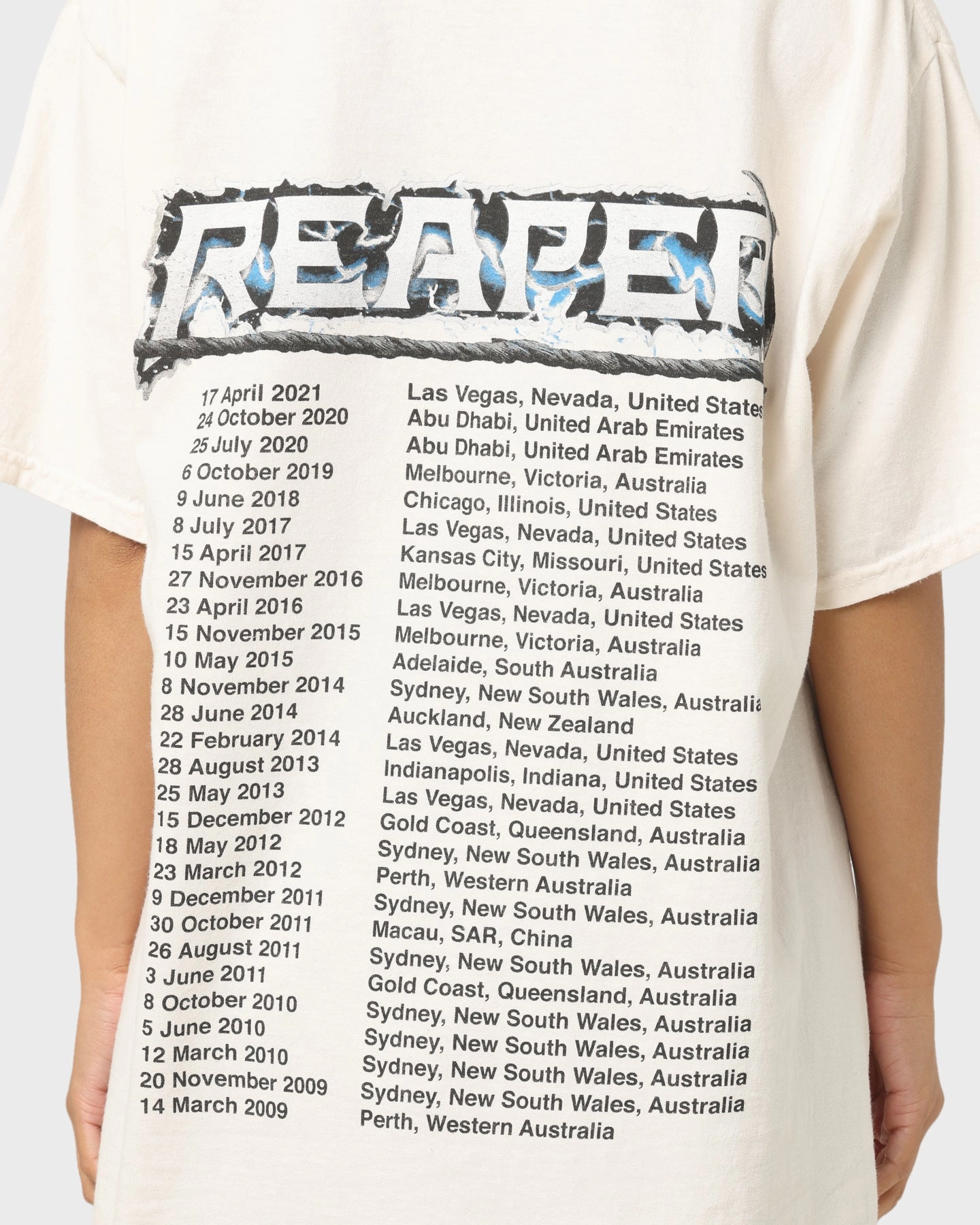 Goat Crew X Robert Whittaker Vintage T-Shirt Off White Beach Wear Low Environmental Impact