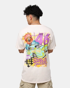 Oeko Tex Certified Chic And Comfortable Goat Crew X Scooby-Doo Scooby Raceway T-Shirt Off White