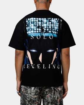 Goat Crew X Solo Leveling Jin Woo T-Shirt Black Perfect Layer Non Irritating Seams