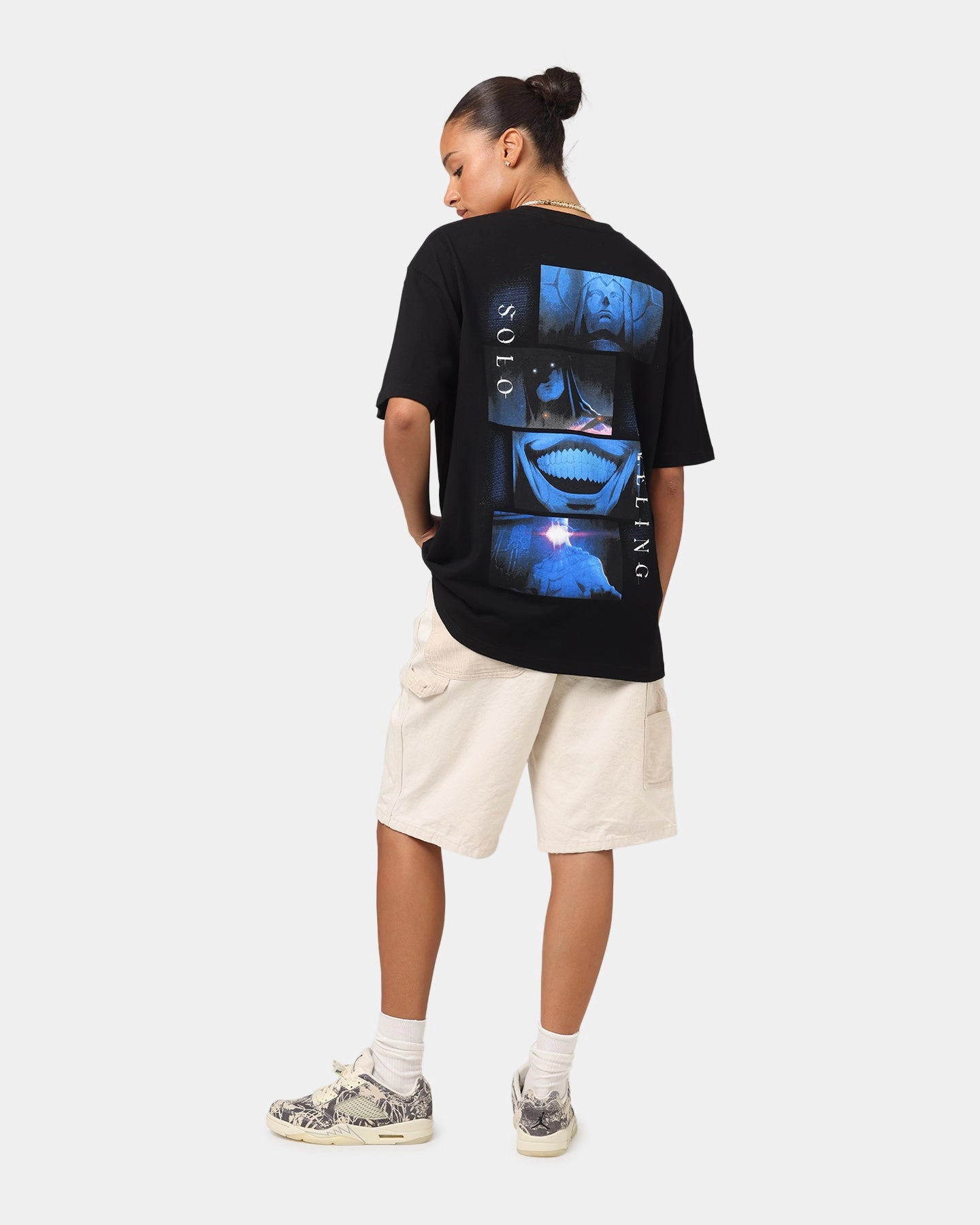 Goat Crew X Solo Leveling Statue Of God Heavy T-Shirt Black graduation
