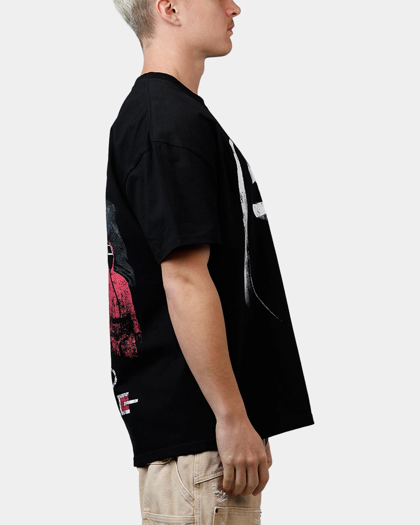 Trendy Design Fit For Movement Goat Crew X Squid Game Front Man Heavyweight T-Shirt Black