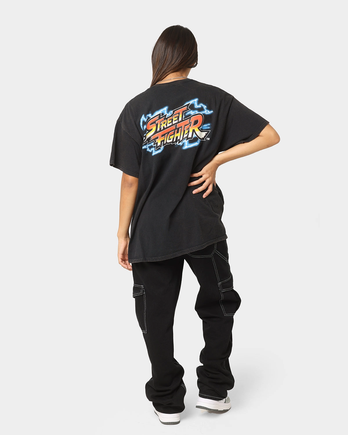 Goat Crew X Street Fighter Blanka Vintage T-Shirt Black Wash ethical Travel Fashion