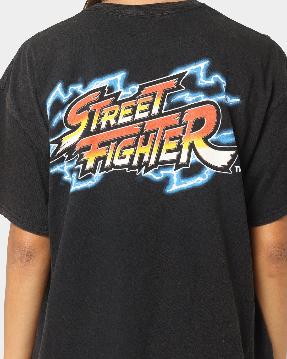 Casual Choice Everyday Comfort Goat Crew X Street Fighter Blanka Vintage T-Shirt Black Wash