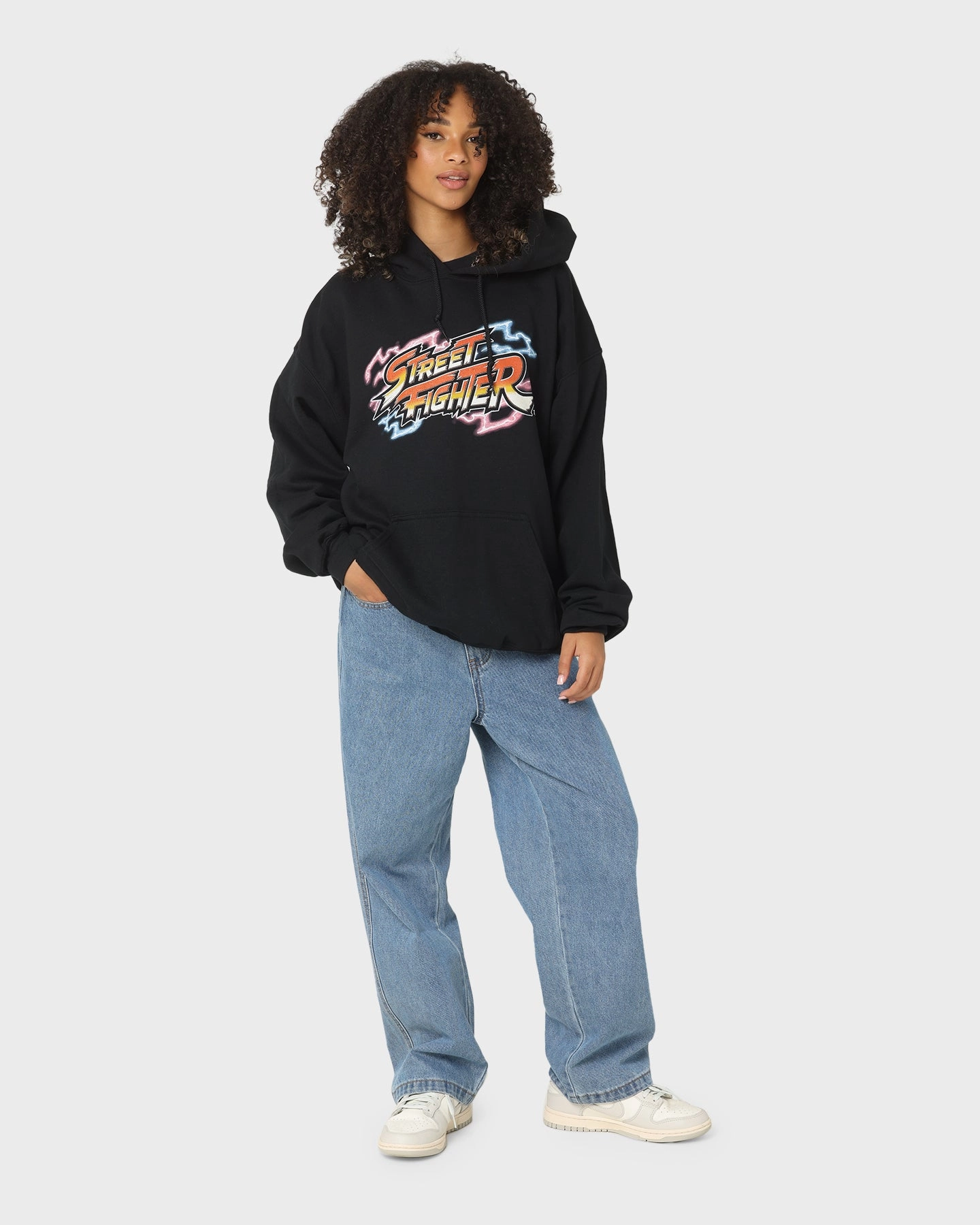 Display Goat Crew X Street Fighter Chun Li Hoodie Black