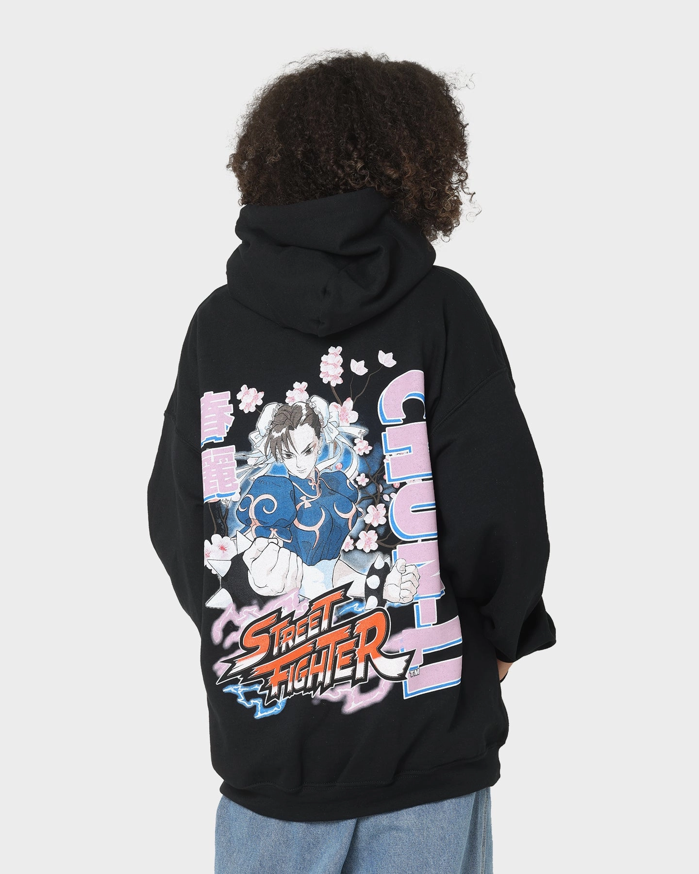 Goat Crew X Street Fighter Chun Li Hoodie Black Snag Free Zippers