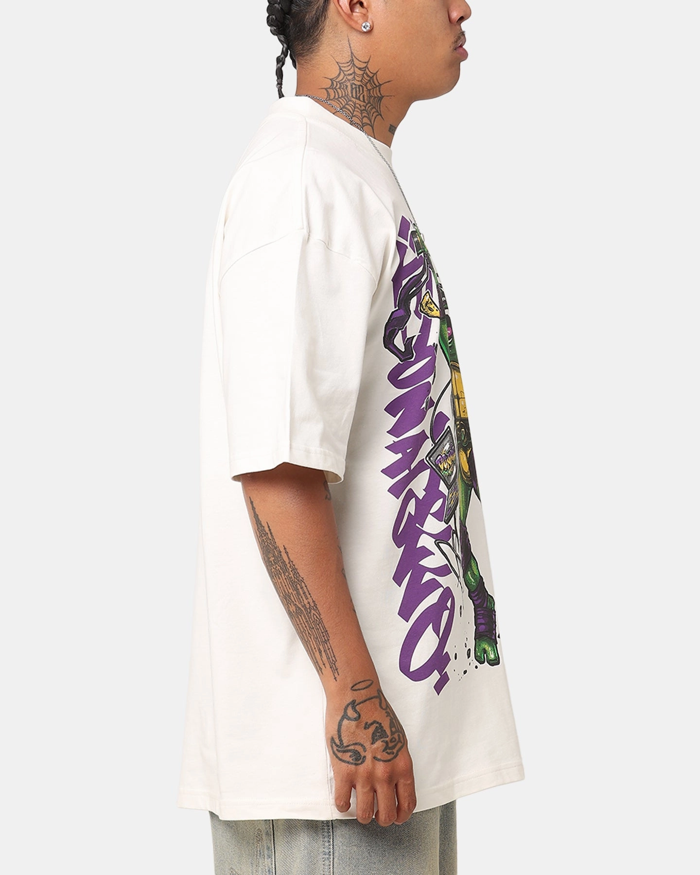 Effortless Look Goat Crew X Teenage Mutant Ninja Turtles Donatello X Sofles Vintage T-Shirt Off White