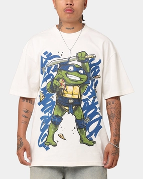 Goat Crew X Teenage Mutant Ninja Turtles Leonardo X Sofles Vintage T-Shirt Off White discount offer