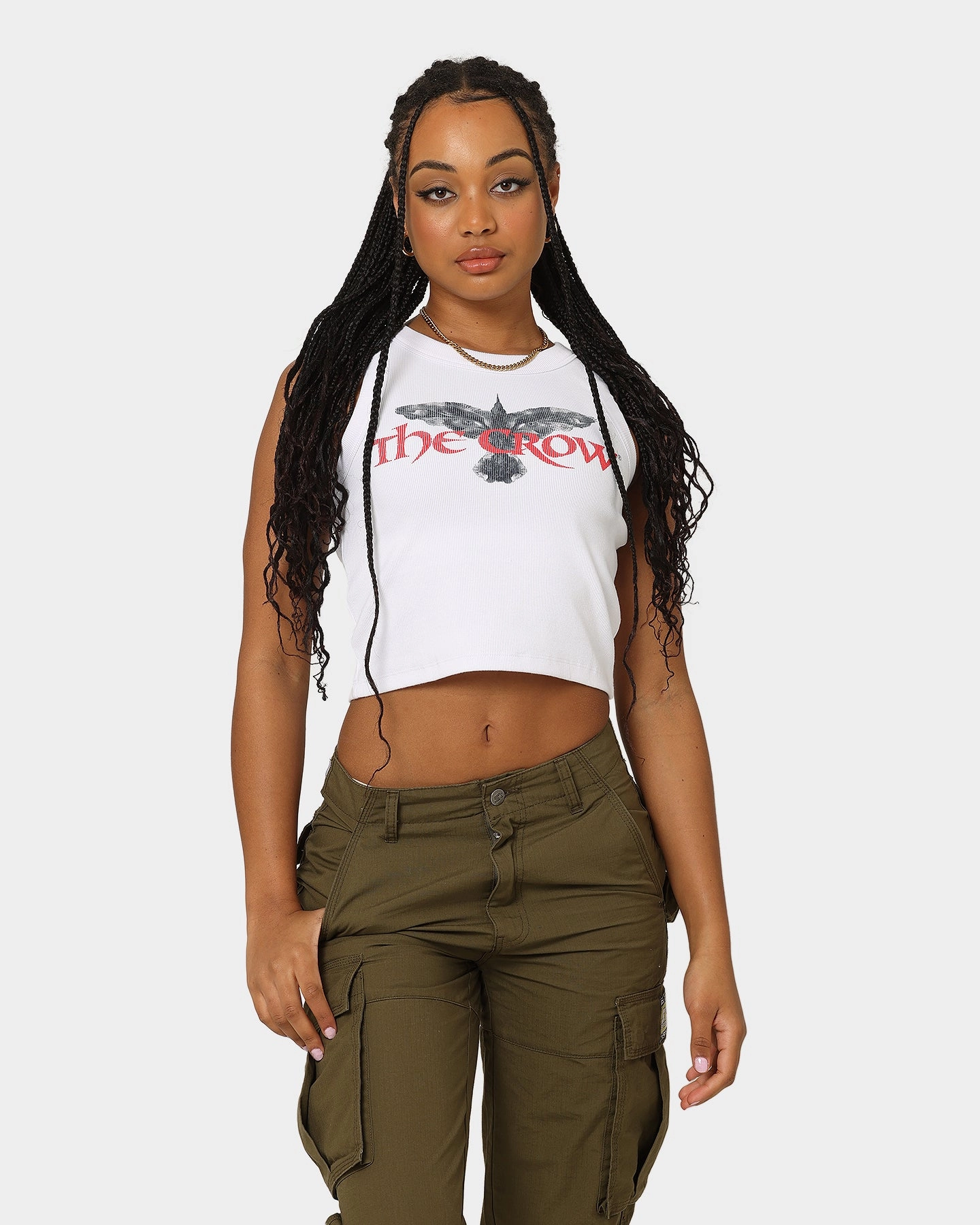 Goat Crew X The Crow Women's The Crow Tank White Outdoor Style