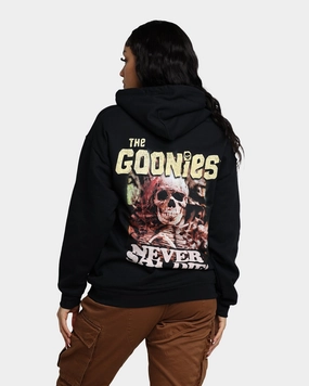 Goat Crew X The Goonies Goonies Hoodie Black Breathable Material Double Layered Edging