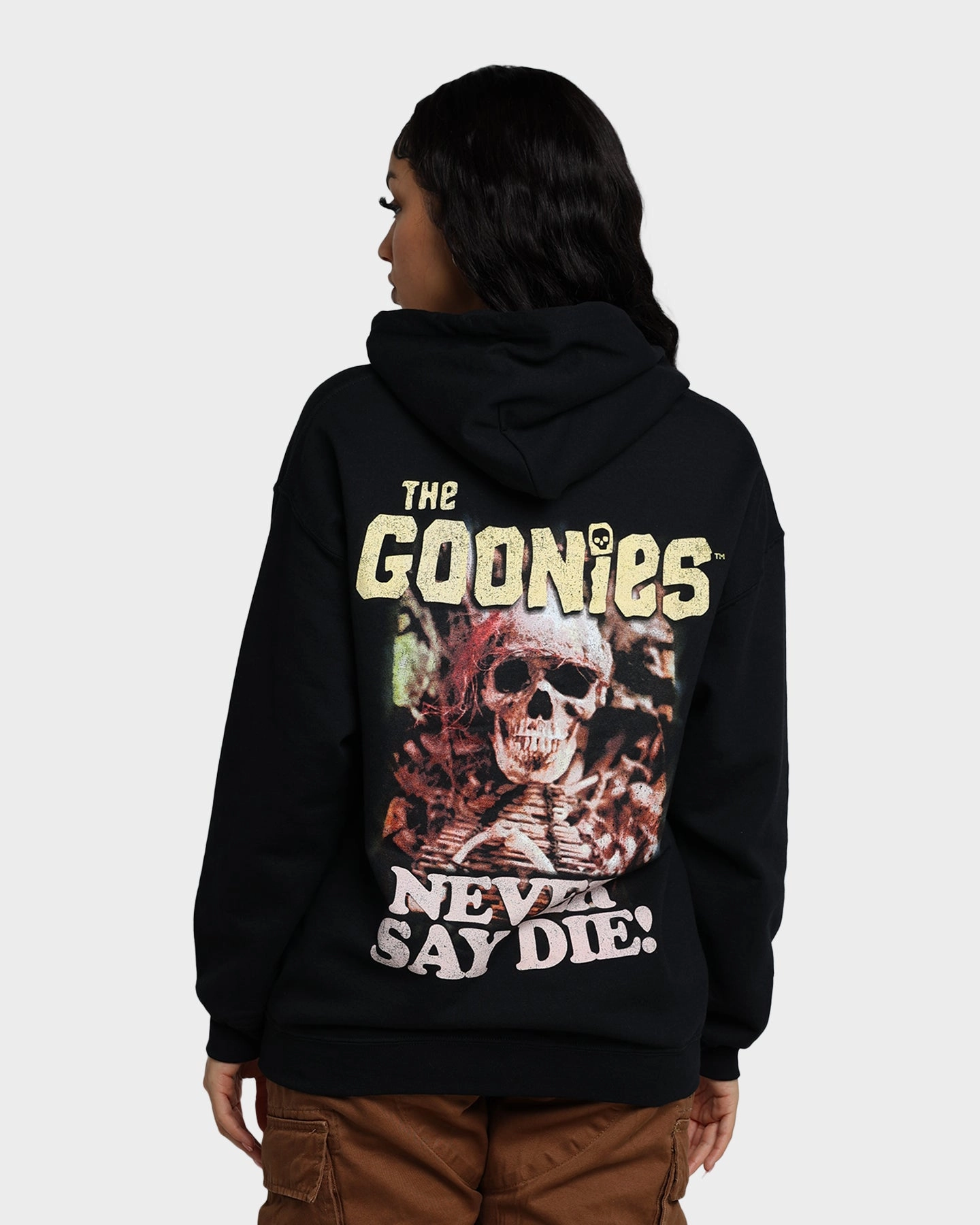 Leather Recycled Material Goat Crew X The Goonies Goonies Hoodie Black