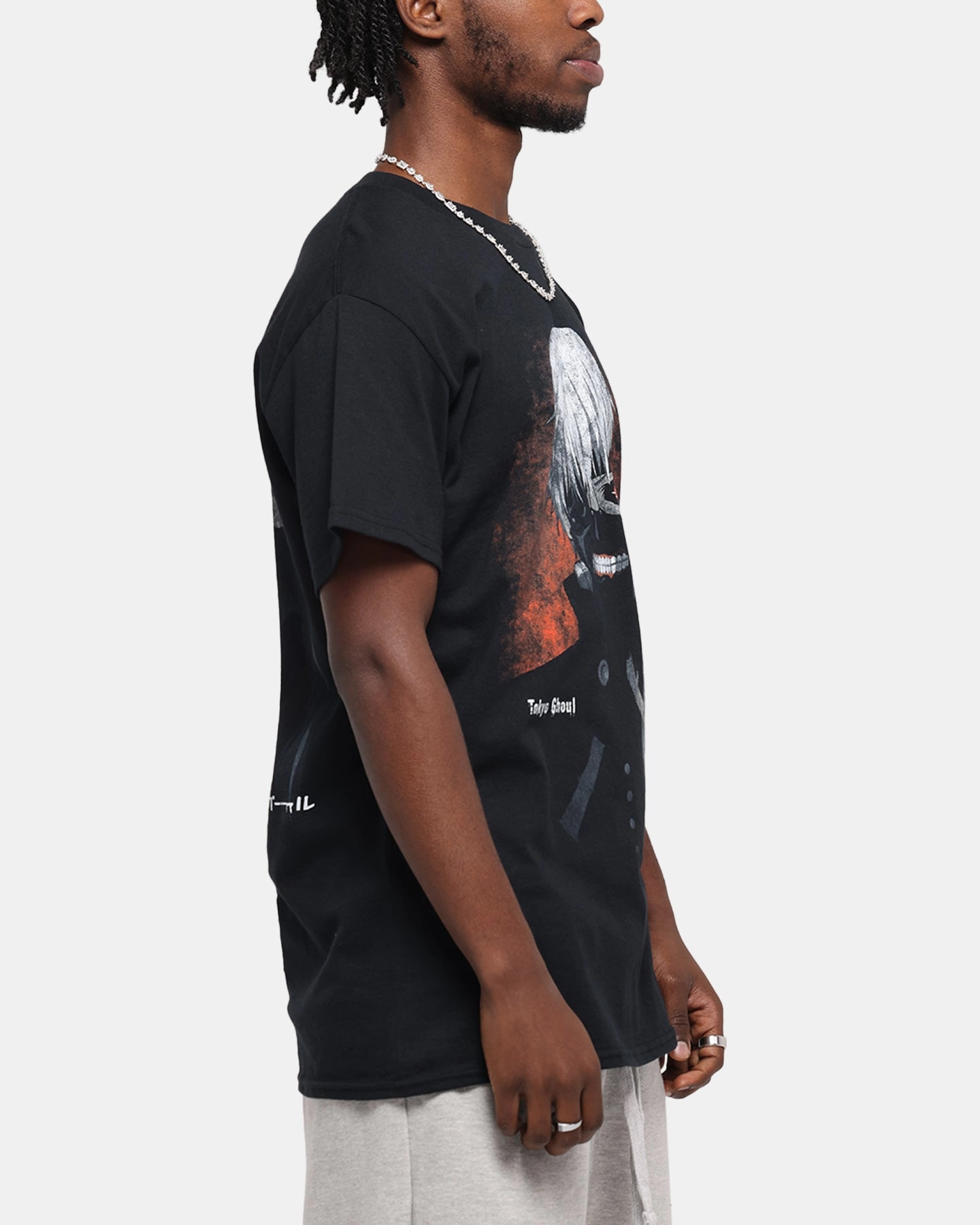 Goat Crew X Tokyo Ghoul Kaneki T-Shirt Black Stain Resistant AllWeatherComfort