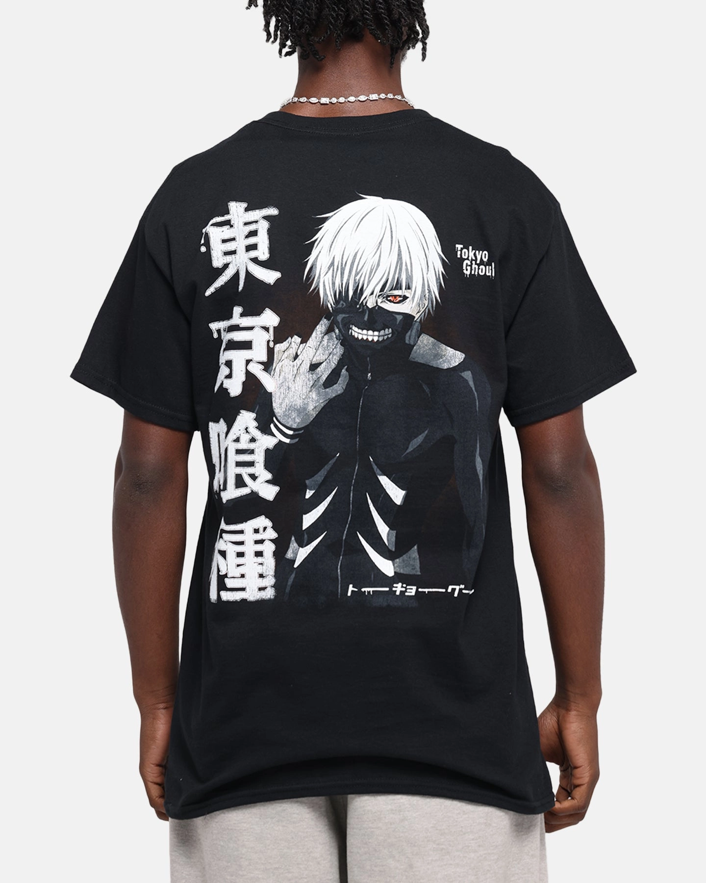 Goat Crew X Tokyo Ghoul Kaneki T-Shirt Black Durable Knit Structure