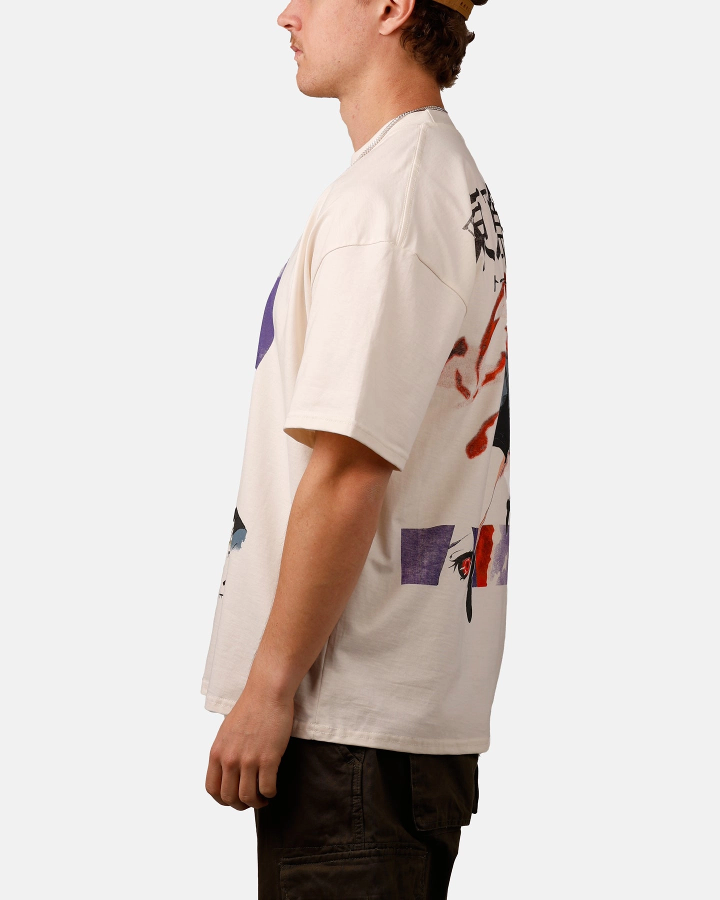 Goat Crew X Tokyo Ghoul Touka Vintage T-Shirt Off White Outdoor Essentials Friction Free Inner Lining
